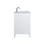 Sommerville 36"W White 3-Drawer Single Sink Bathroom Vanity