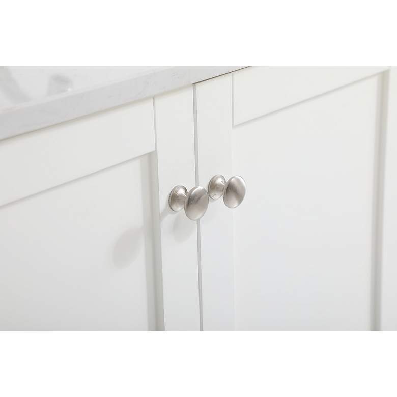 Image 3 Sommerville 42"W White 3-Drawer Single Sink Bathroom Vanity more views