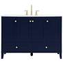 2_Sommerville 48" Wide Blue Single Sink Bathroom Vanity