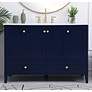 1_Sommerville 48" Wide Blue Single Sink Bathroom Vanity