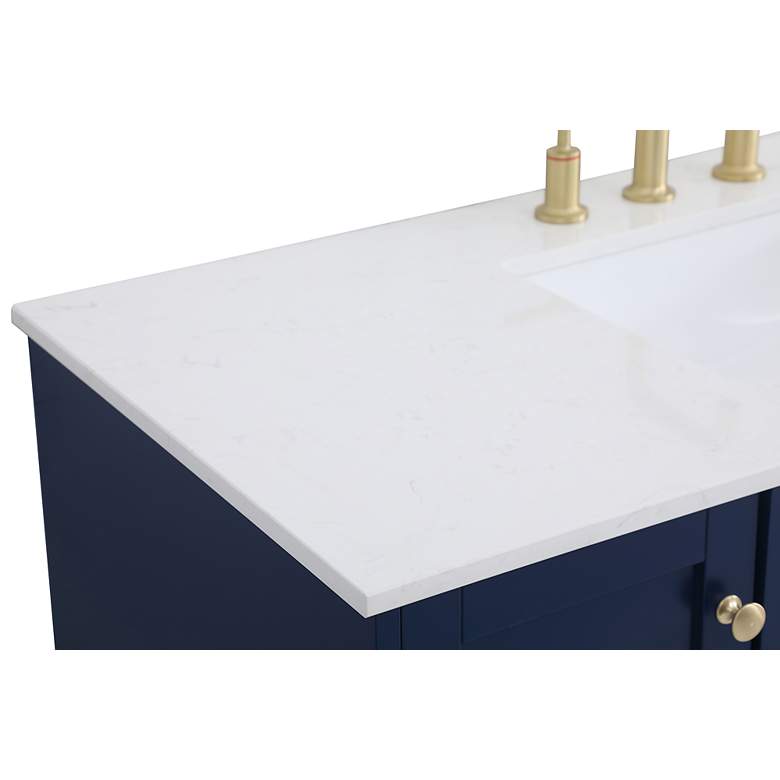 Image 6 Sommerville 48" Wide Blue Single Sink Bathroom Vanity more views