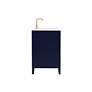 Sommerville 48" Wide Blue Single Sink Bathroom Vanity