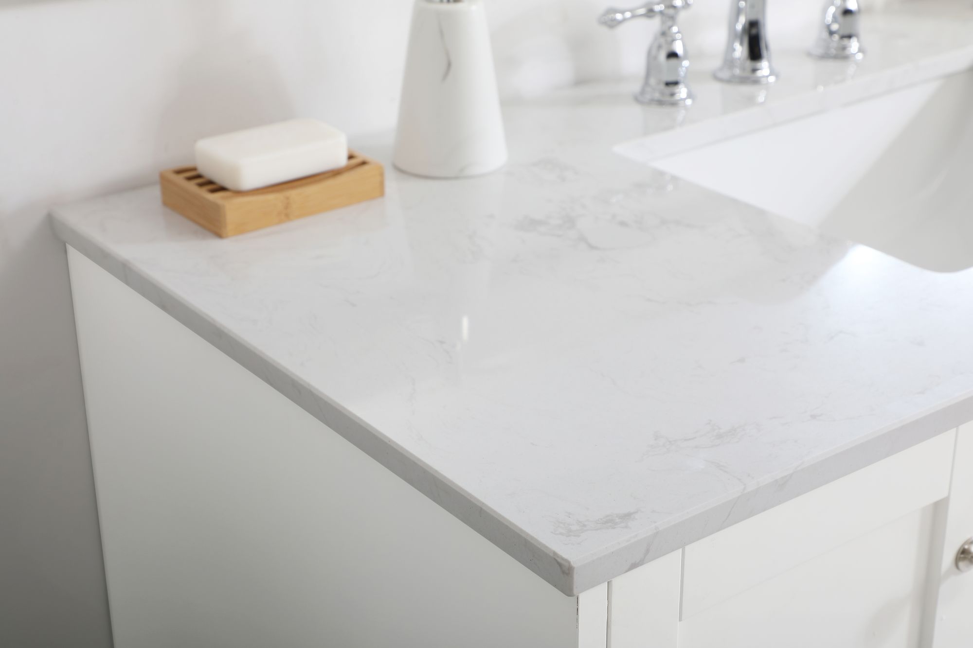 Image 3 Sommerville 48" Wide White Single Sink Bathroom Vanity more views