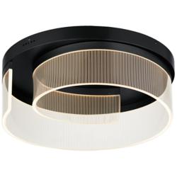 Sonata 20" LED Flush Mount Black