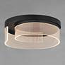 3_Sonata 20" LED Flush Mount Black more views