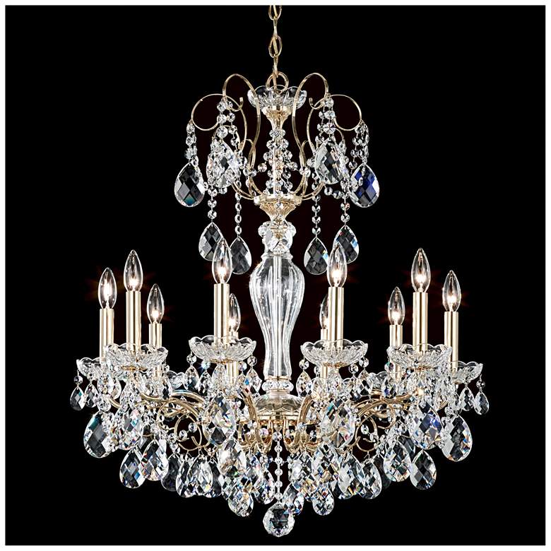 Image 1 Sonatina 29.5"H x 25.5"W 10-Light Crystal Chandelier in Polished 