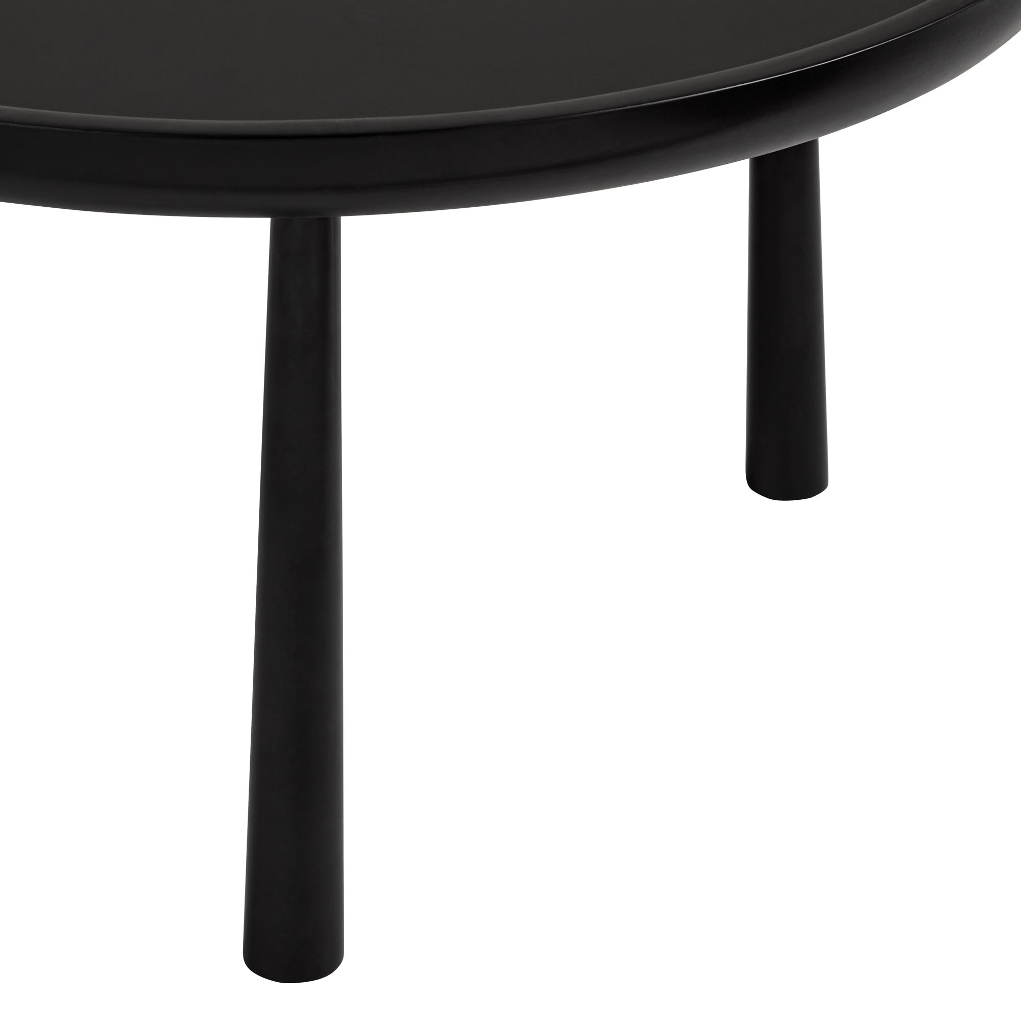 Image 3 Sonia Matte Black Round Nesting Coffee Tables Set of 2 more views