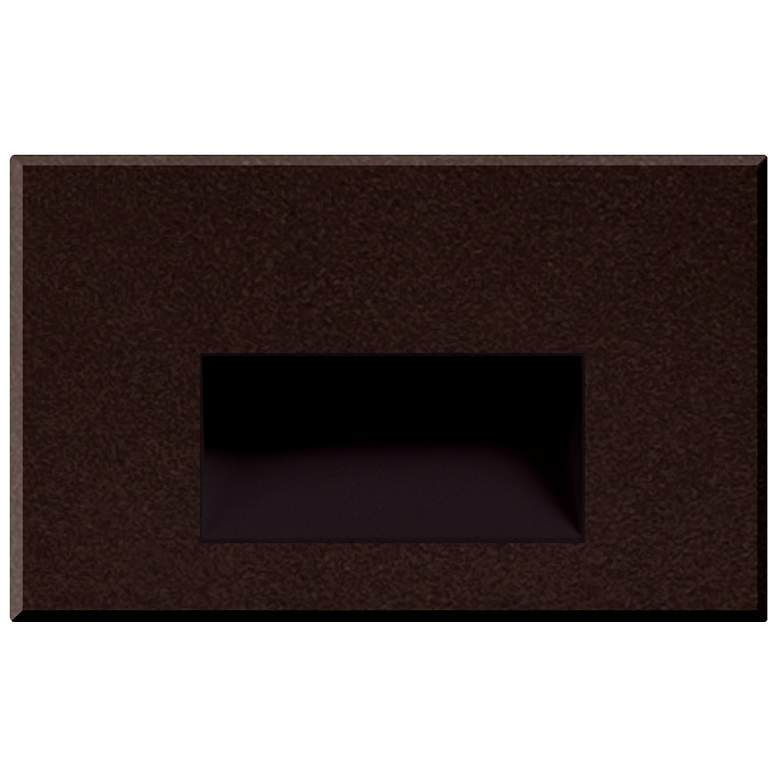 Image 1 Sonic 3-in 1 Light 12V Bronze Integrated LED Outdoor Step/Wall 4W Kuzco
