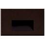 Sonic 3-in 1 Light Bronze Integrated LED Outdoor Step/Wall 4W Kuzco