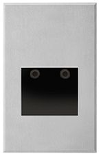 Image 2 Sonic 3" Wide Brushed Nickel LED Outdoor Recessed Step Light more views