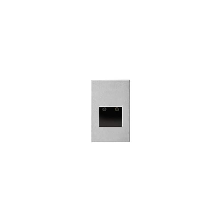 Image 2 Sonic 3" Wide Brushed Nickel LED Outdoor Recessed Step Light more views