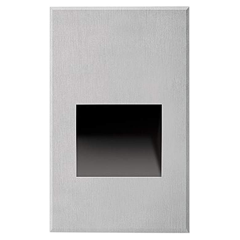 Image 1 Sonic 3" Wide Brushed Nickel Vertical LED Outdoor Step Light