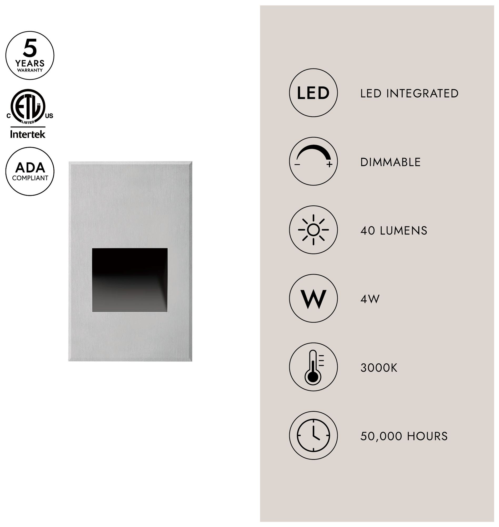 Image 3 Sonic 3"W Marine Espresso Vertical LED Outdoor Step Light more views