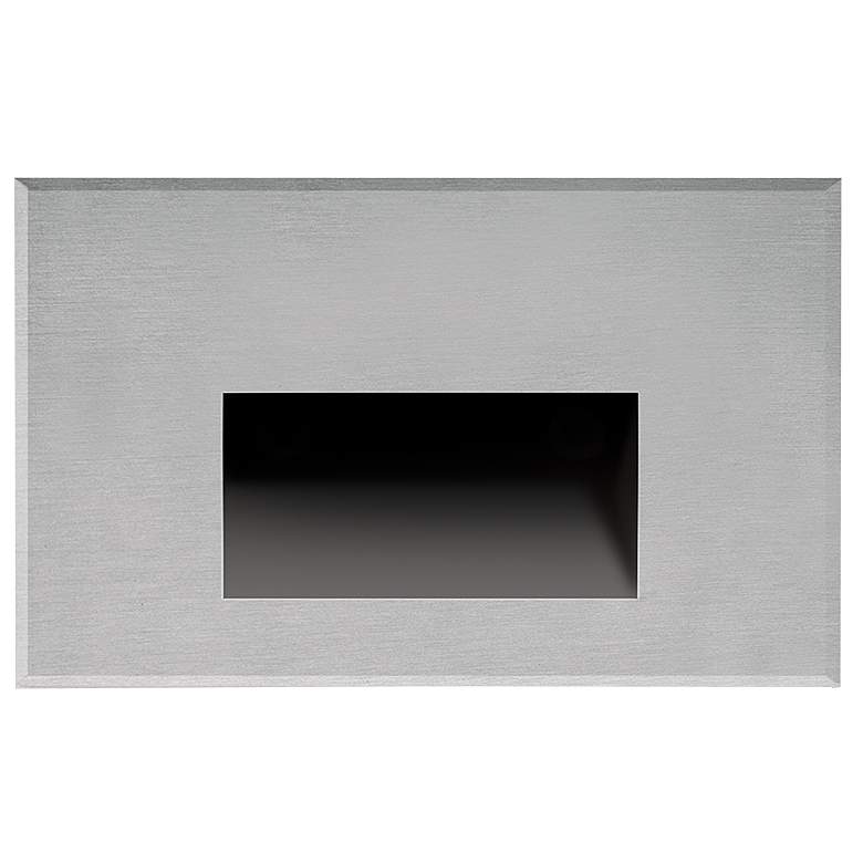 Image 1 Sonic 5" Wide Brushed Nickel LED Outdoor Recessed Step Light