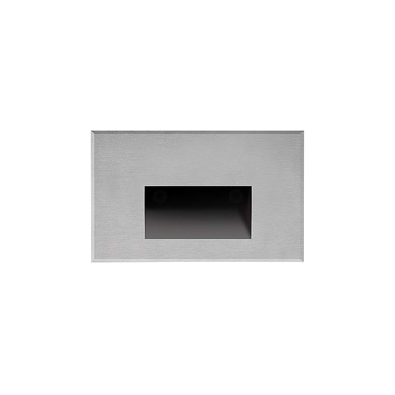Image 2 Sonic 5" Wide Brushed Nickel LED Outdoor Recessed Step Light more views