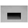 2_Sonic 5" Wide Brushed Nickel LED Outdoor Recessed Step Light more views