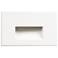 Sonic 5" Wide White LED Outdoor Recessed Step Light