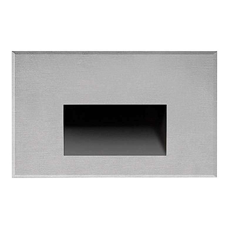 Image 1 Sonic 5"W Brushed Nickel Horizontal LED Outdoor Step Light