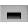 Sonic 5"W Brushed Nickel Horizontal LED Outdoor Step Light