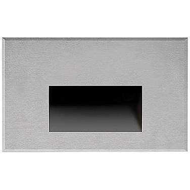 Sonic 5"W Brushed Nickel Horizontal LED Outdoor Step Light