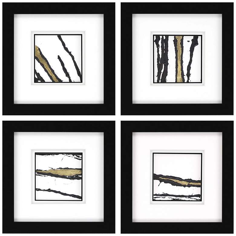 Image 1 Sonic Illusion II 15 inch Square 4-Piece Framed Wall Art Set