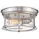 Sonna 11" Wide Brushed Nickel 2-Light Ceiling Light