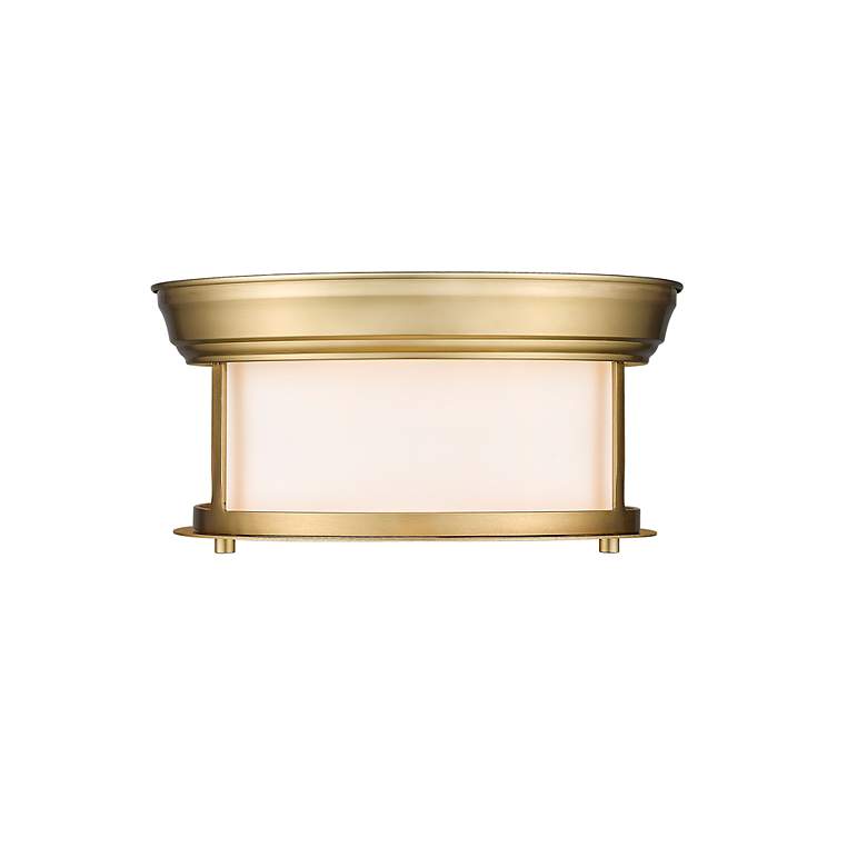 Image 5 Sonna 11" Wide Heritage Brass Ceiling Light more views