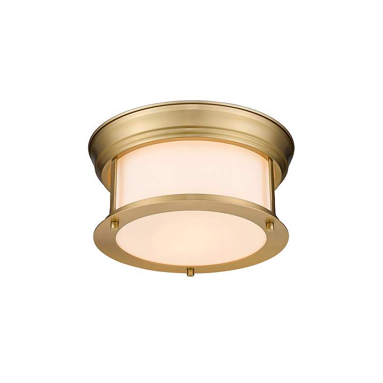 Image 6 Sonna 11" Wide Heritage Brass Ceiling Light more views