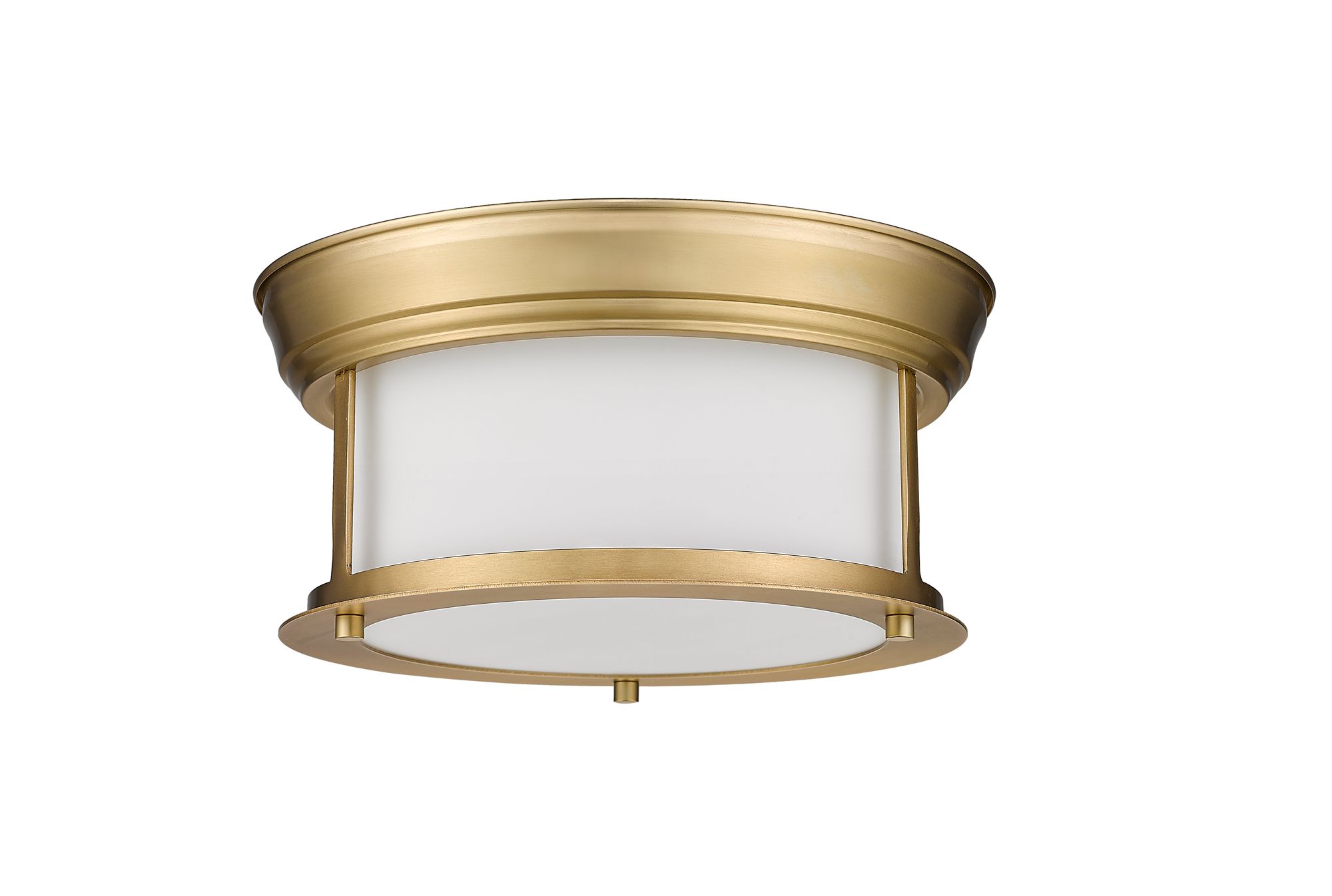 Sonna 11" Wide Heritage Brass Ceiling Light in scene