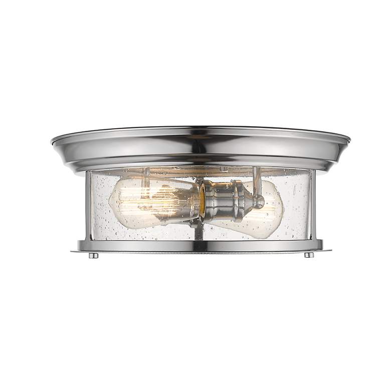 Image 5 Sonna 13 1/2" Wide Chrome 2-Light Ceiling Light more views