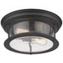 6_Sonna 13 1/2" Wide Matte Black 2-Light Ceiling Light more views