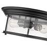 Sonna 15 1/2" Wide Matte Black 3-Light Ceiling Light in scene