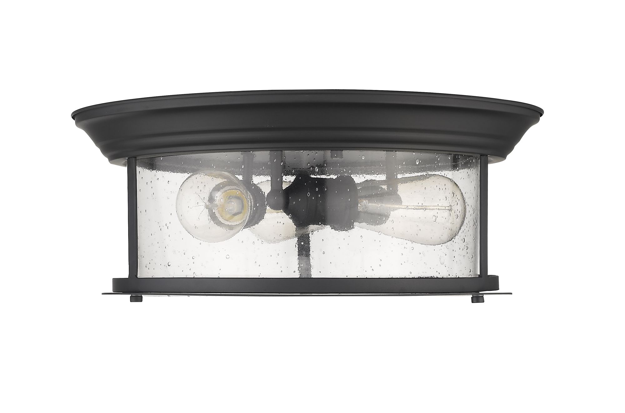 Sonna 15 1/2" Wide Matte Black 3-Light Ceiling Light in scene