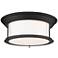 Sonna 15 1/2" Wide Matte Black Ceiling Light