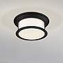 1_Sonna 15 1/2" Wide Matte Black Ceiling Light