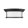 Sonna 15 1/2" Wide Matte Black Ceiling Light