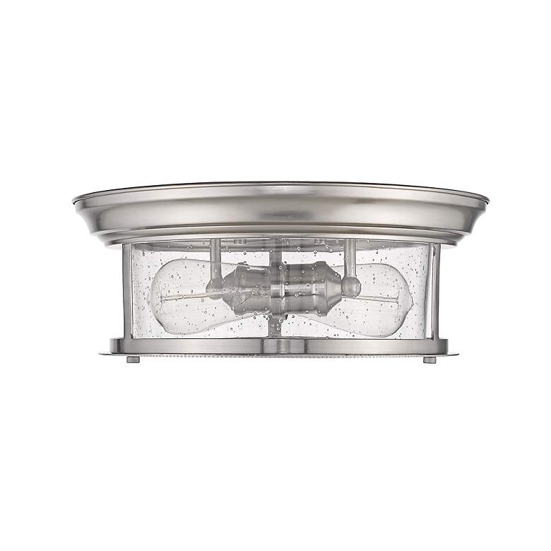 Image 6 Sonna 2 Light Flush Mount in Brushed Nickel more views