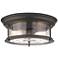 Sonna by Z-Lite Bronze 2 Light Flush Mount