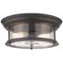 Sonna by Z-Lite Bronze 2 Light Flush Mount