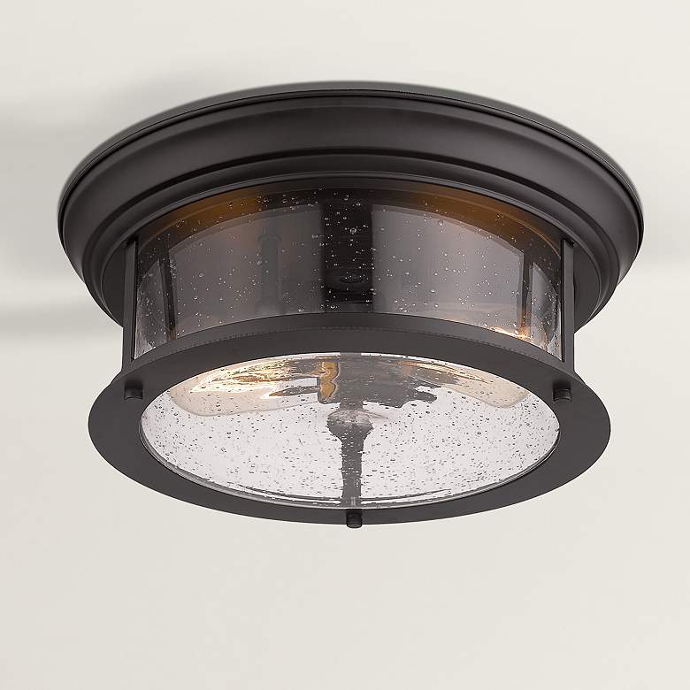 Image 2 Sonna by Z-Lite Bronze 2 Light Flush Mount