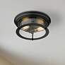 2_Sonna by Z-Lite Bronze 2 Light Flush Mount