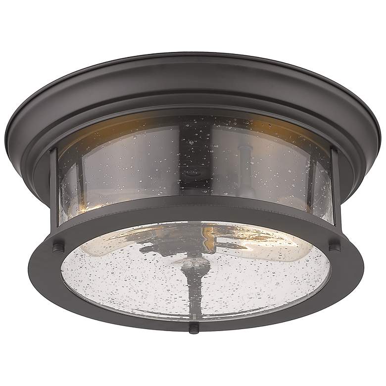 Image 6 Sonna by Z-Lite Bronze 2 Light Flush Mount more views
