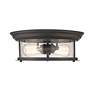 6_Sonna by Z-Lite Bronze 2 Light Flush Mount more views