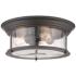 Sonna by Z-Lite Bronze 3 Light Flush Mount
