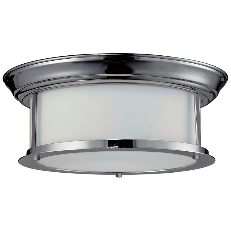 Image 1 Sonna by Z-Lite Chrome 2 Light Flush Mount