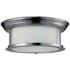 Sonna by Z-Lite Chrome 2 Light Flush Mount