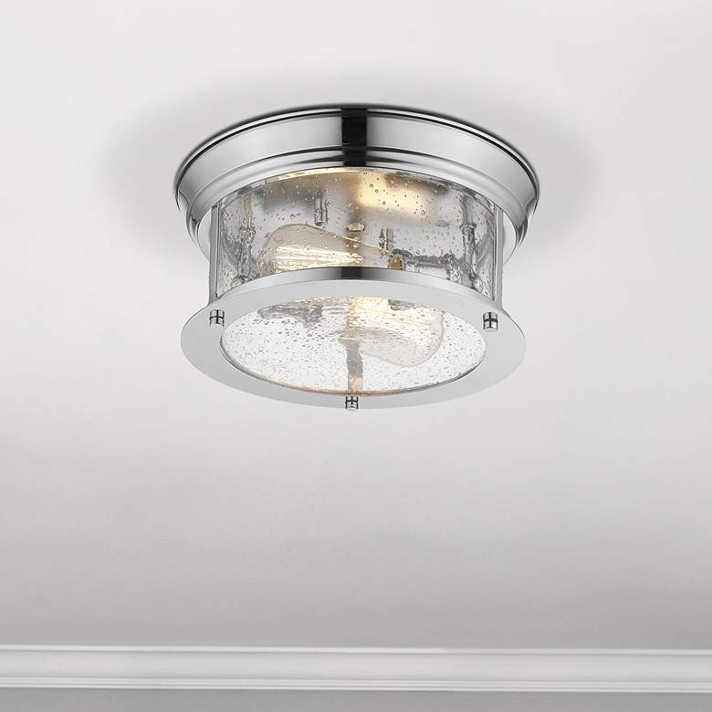 Image 1 Sonna by Z-Lite Chrome 2 Light Flush Mount
