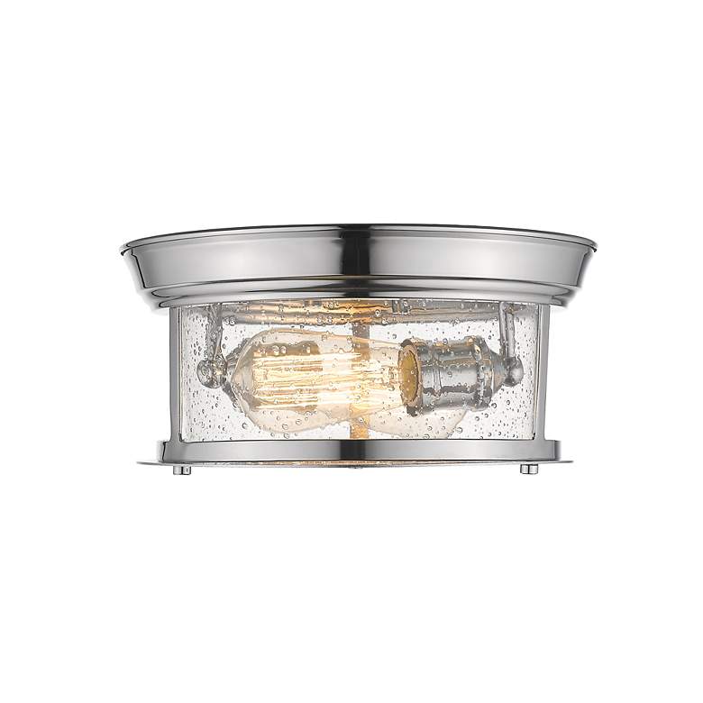 Image 5 Sonna by Z-Lite Chrome 2 Light Flush Mount more views