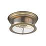 6_Sonna by Z-Lite Heritage Brass 2 Light Flush Mount more views