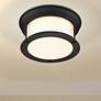Thumbnail1 of Sonna by Z-Lite Matte Black 2 Light Flush Mount